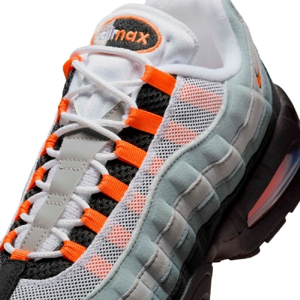 Tenis Nike Air Max 95 Og Bright Mandarin Preto/cinza