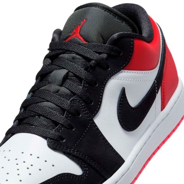 Tênis Air Jordan 1 Low Preto/vermelho