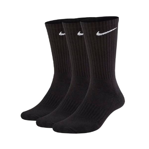 Meia Nike Everyday Lightweight Training Crew (3 Pares) Preto