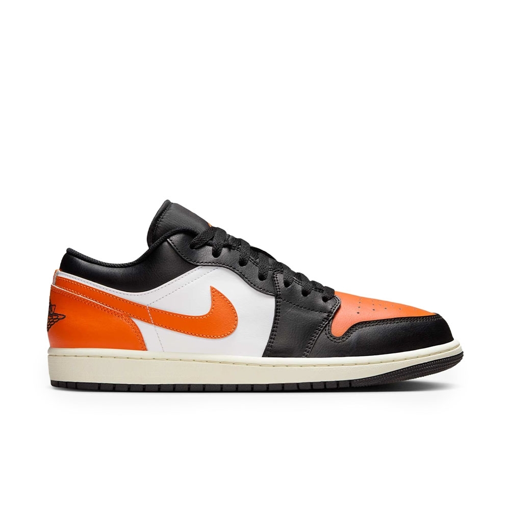 Tênis Air Jordan 1 Low Preto/laranja