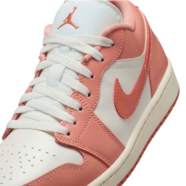 Tênis Air Jordan 1 Low Rosa/branco