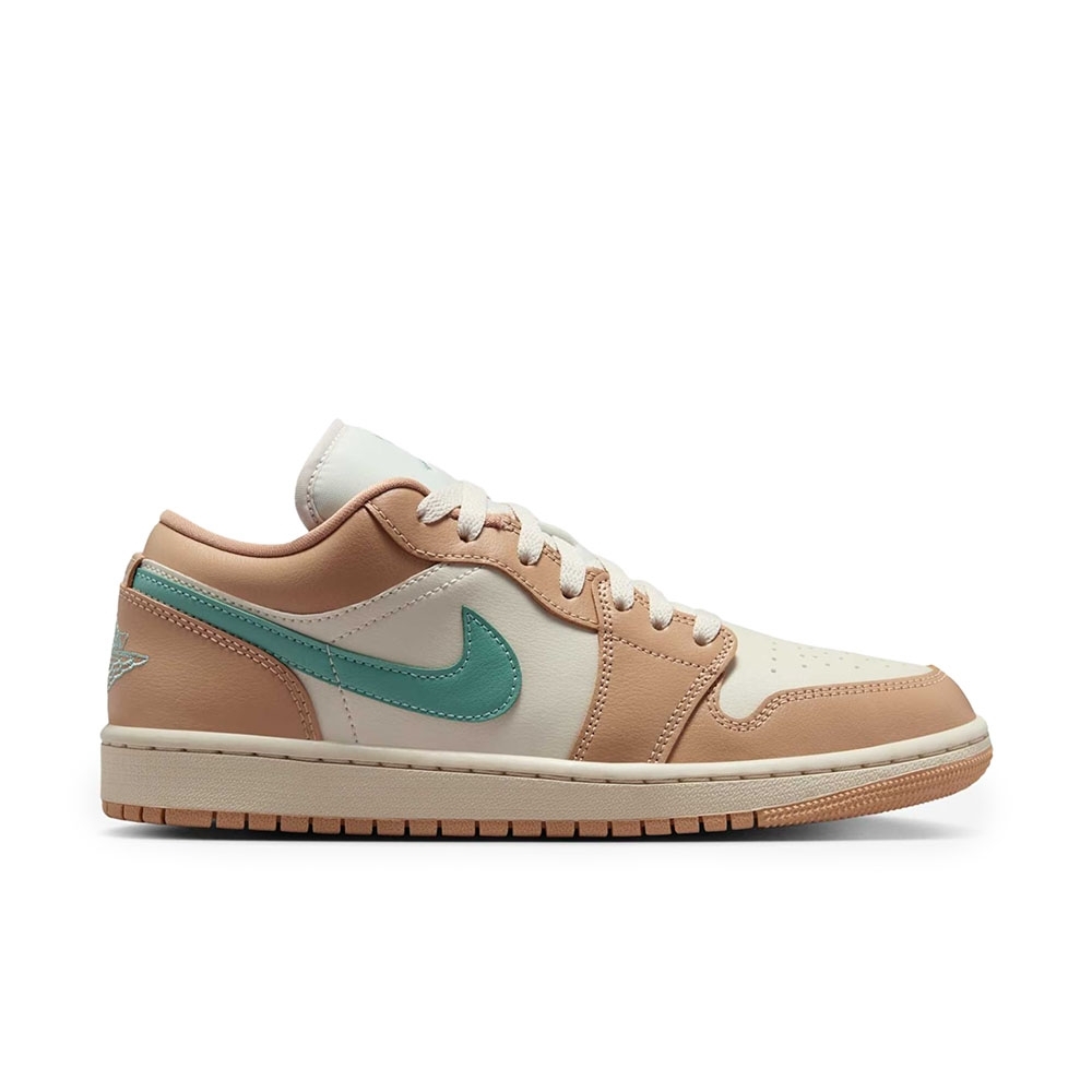 Tênis Air Jordan 1 Low Bege/verde