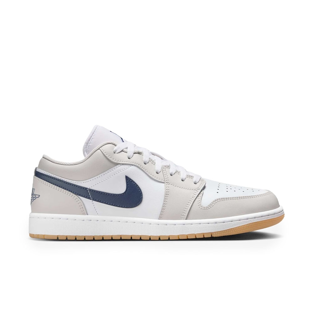 Tênis Air Jordan 1 Low Branco/azul