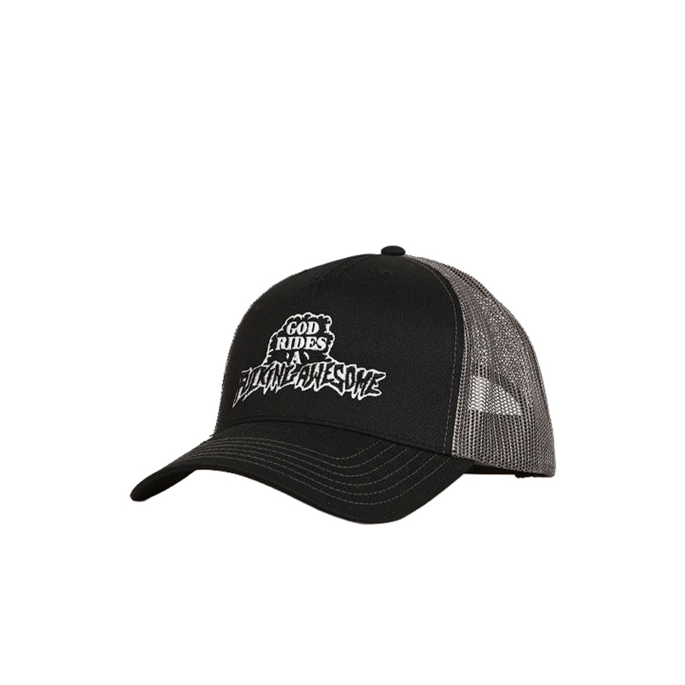 Boné F.awesome Gods Rides Trucker Cinza