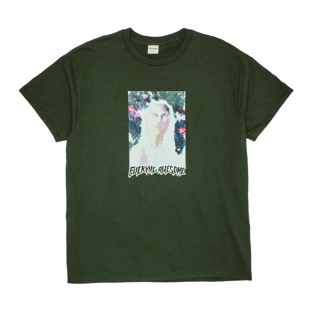 Camiseta F.awesome Painterly Verde Escuro