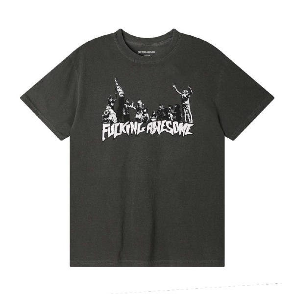 Camiseta F.awesome Hug The Earth Cinza