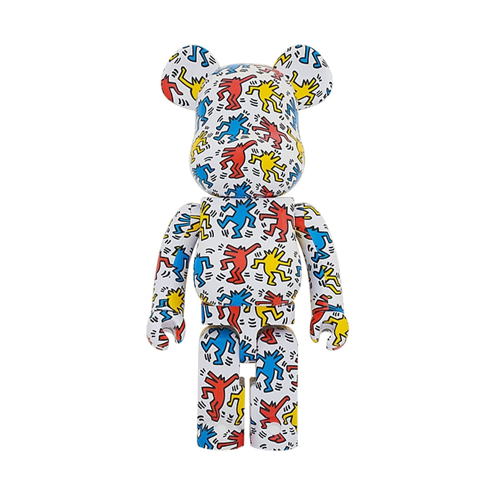 Bearbrick Keith Haring 1000% Colorido
