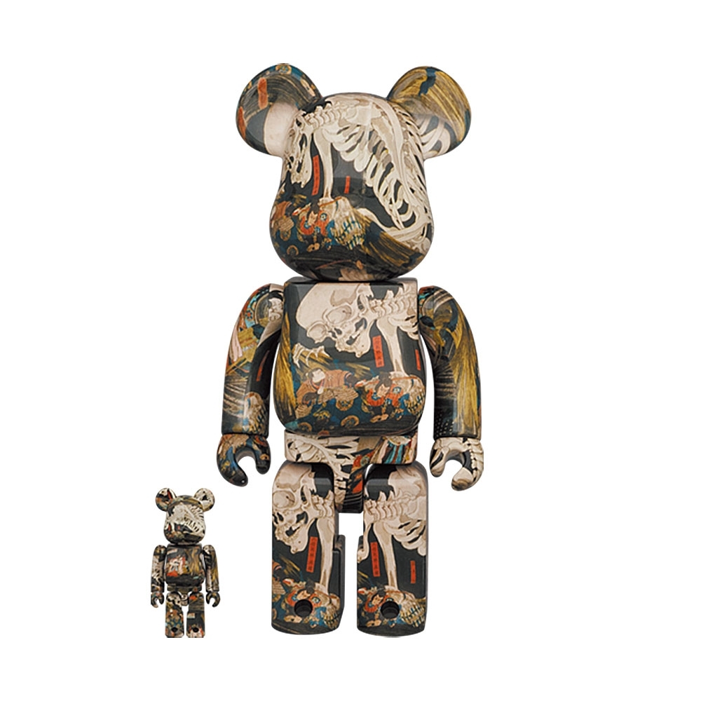 Bearbrick Utagawa Kuniyoshi The Haunted Old Palace At Soma 100% & 400% Colorido