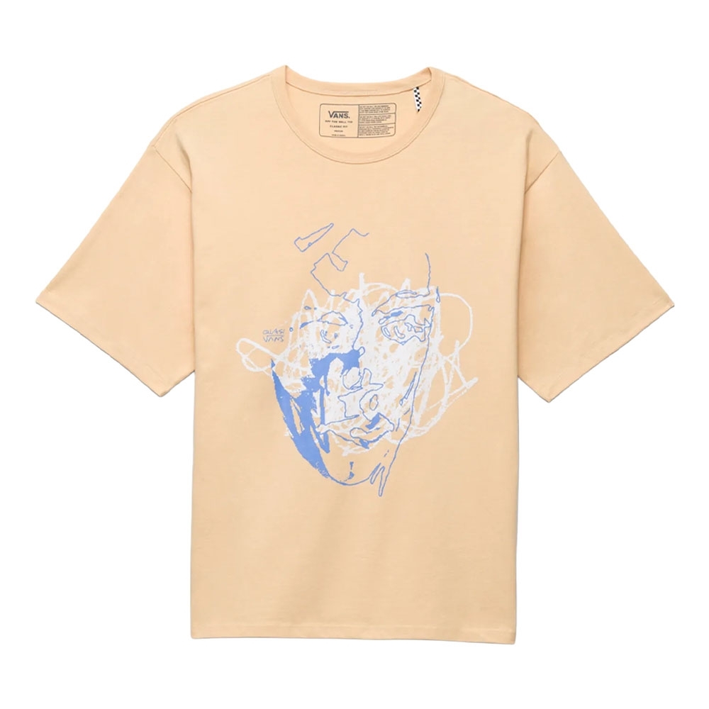 Camiseta Vans X Quasi Mask Otw Bege