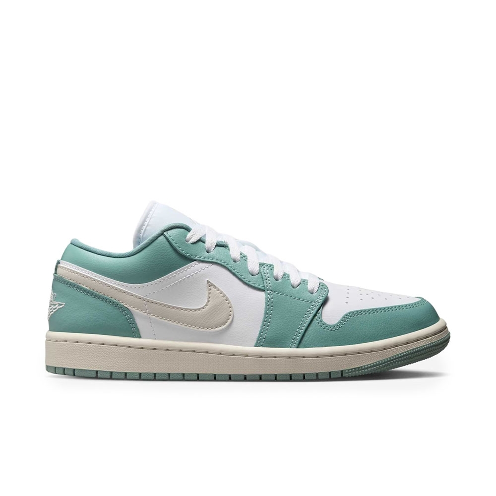 Tênis Air Jordan 1 Low Branco/verde
