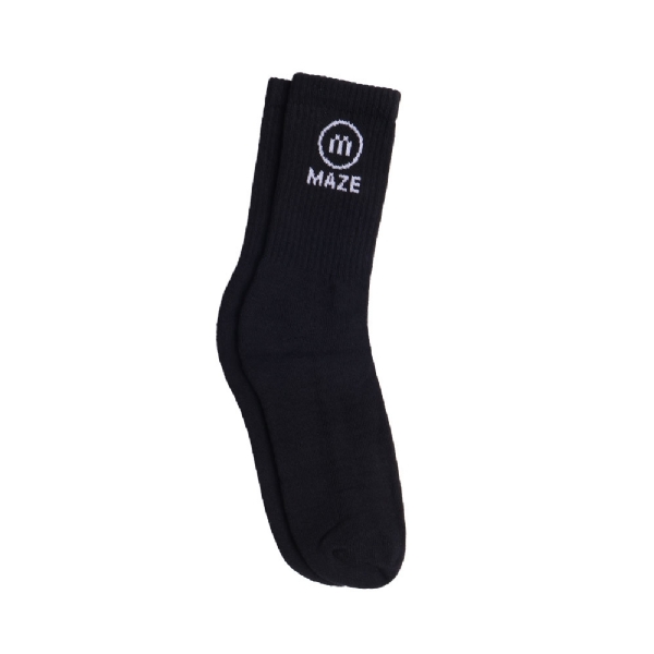 Meia Maze Logo M Preto