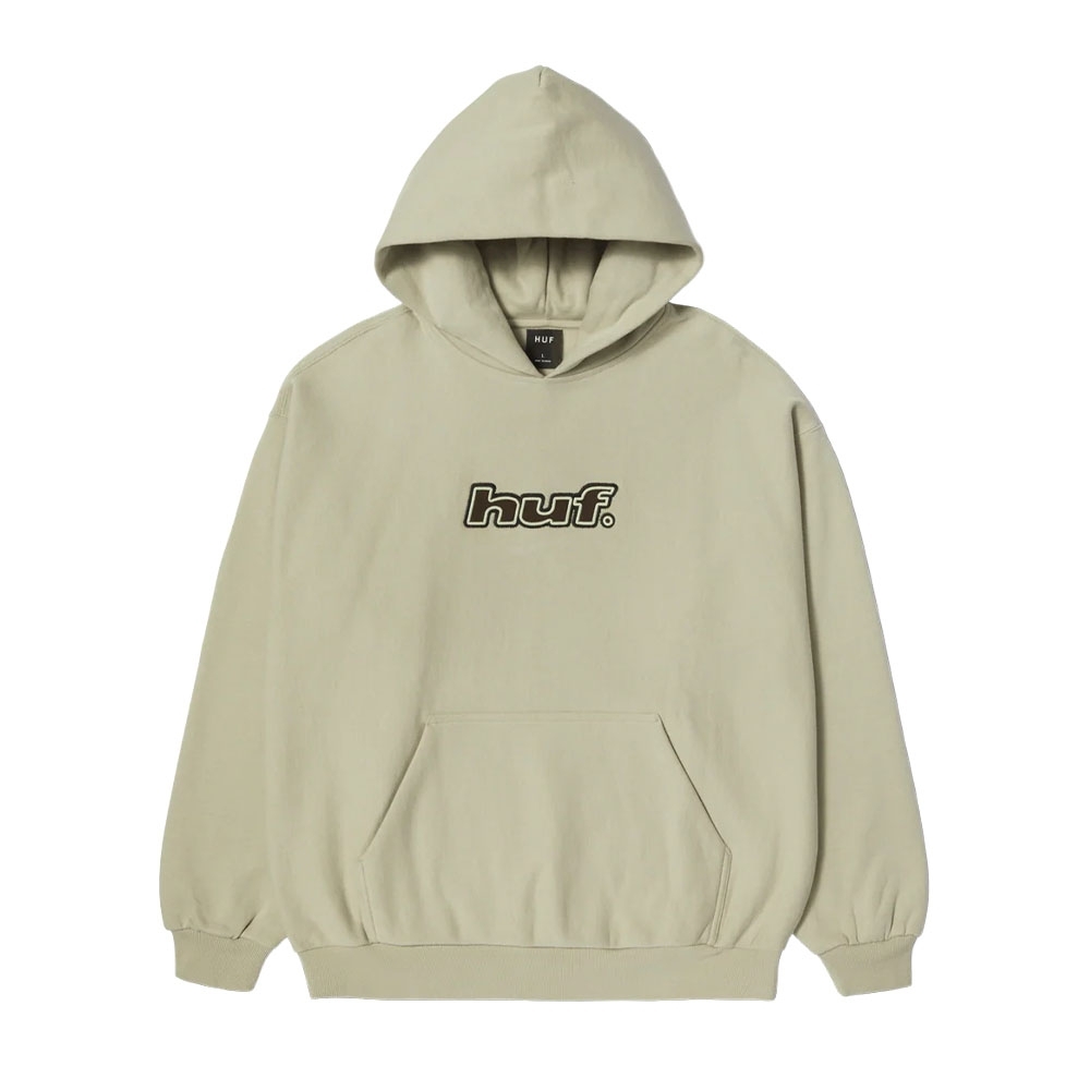 Moletom Huf Logo Applique Hood Verde