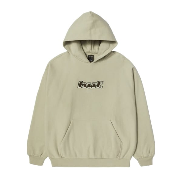 Moletom Huf Logo Applique Hood Verde