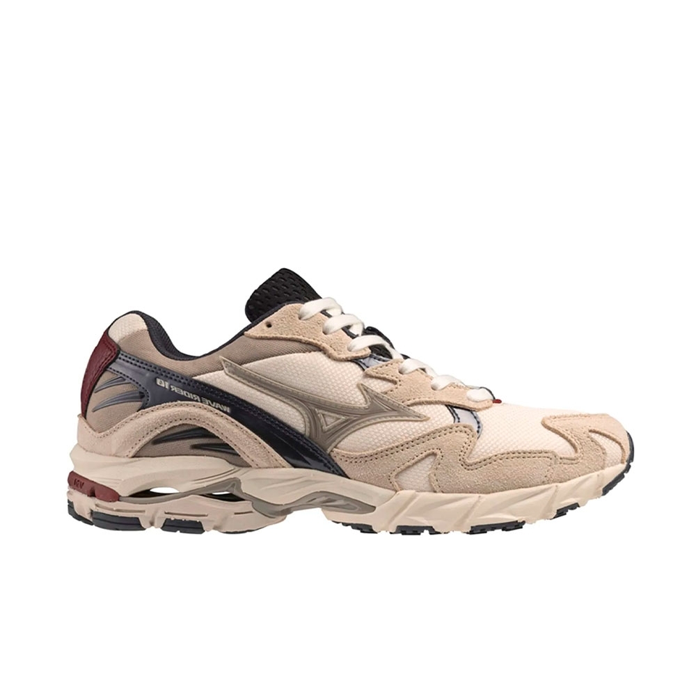 Tênis Mizuno Wave Rider 10 Bege/preto