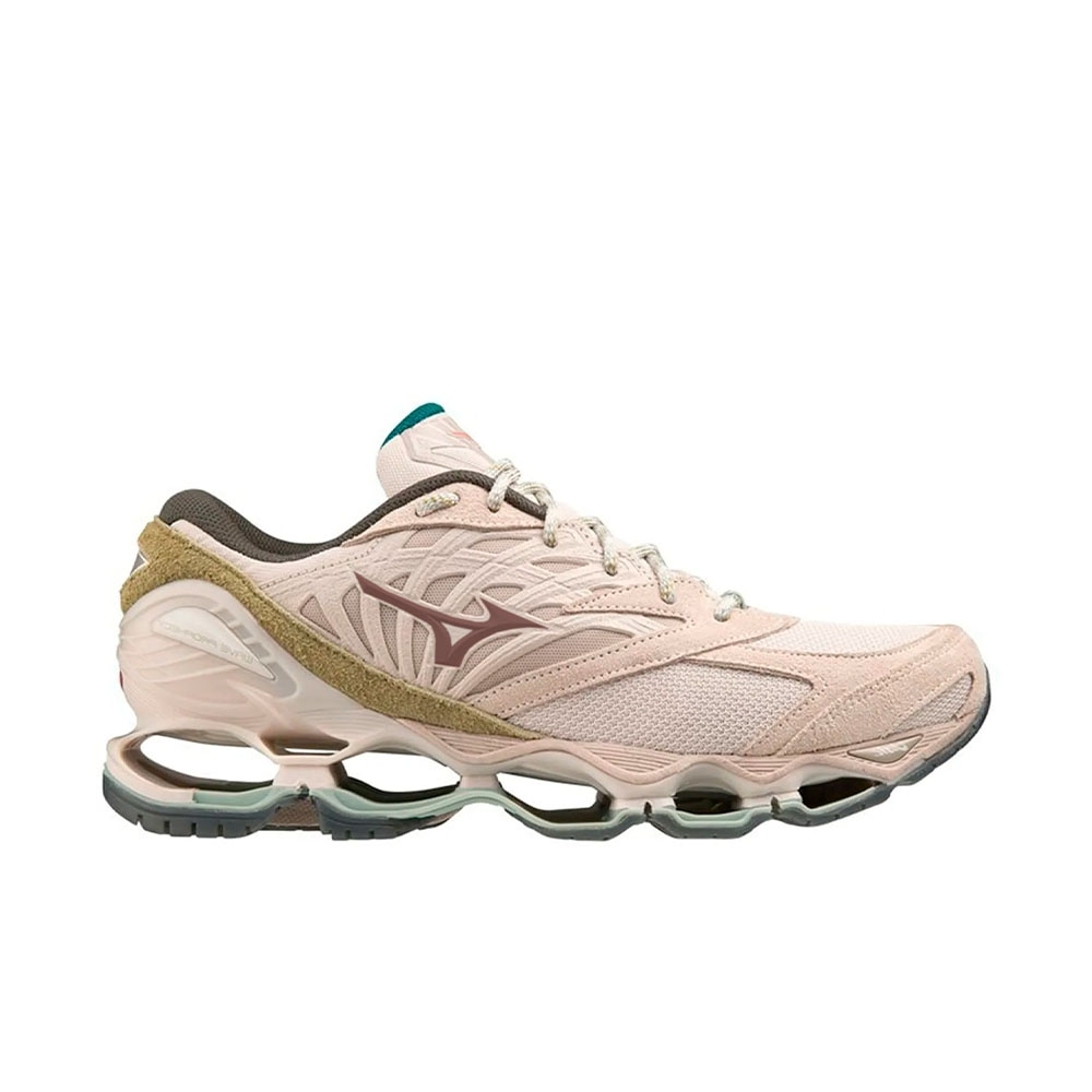 Tênis Mizuno Wave Prophecy Ls Bege/verde