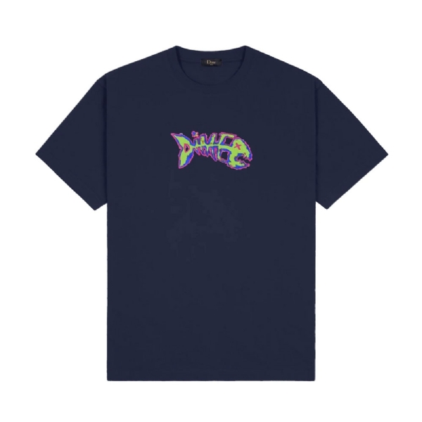 Camiseta Dime Bones Azul Escuro