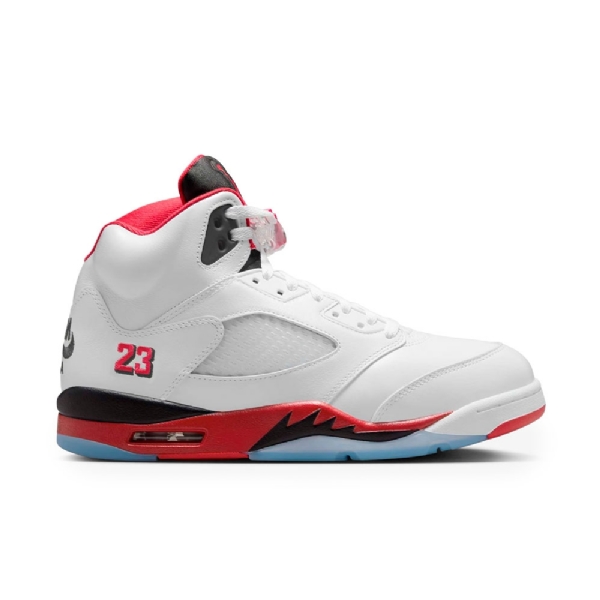 Tênis Air Jordan 5 Retro Og Branco/vermelho