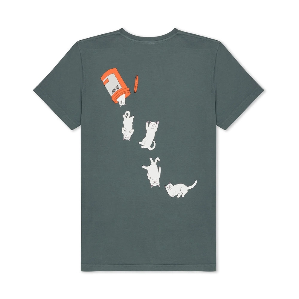 Camiseta Ripndip Nermal Pills Cinza