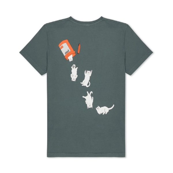 Camiseta Ripndip Nermal Pills Cinza