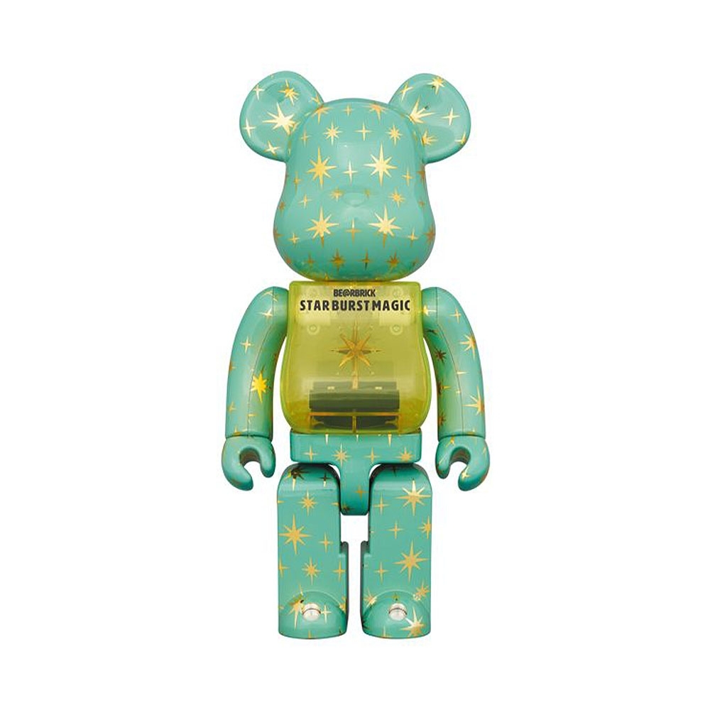 Bearbrick Star Burst Magic 400% Verde/amarelo