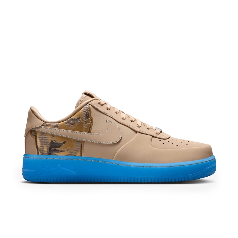 Tênis Nike Air Force 1 Bege/azul