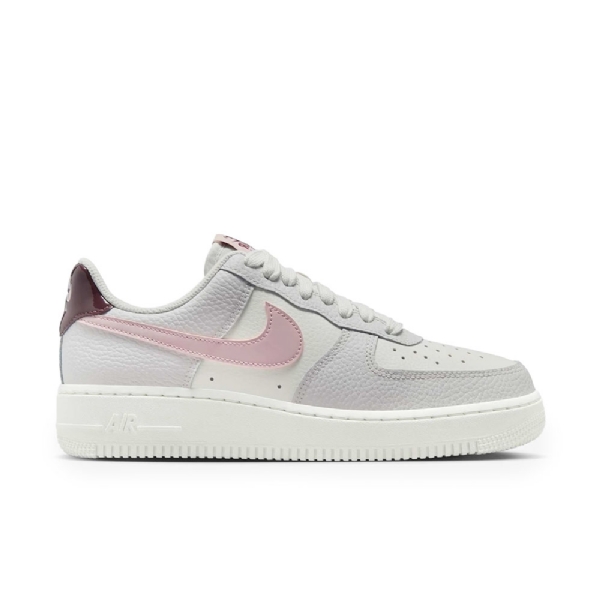 Tênis Nike Air Force 1 07 Cinza/ Rosa