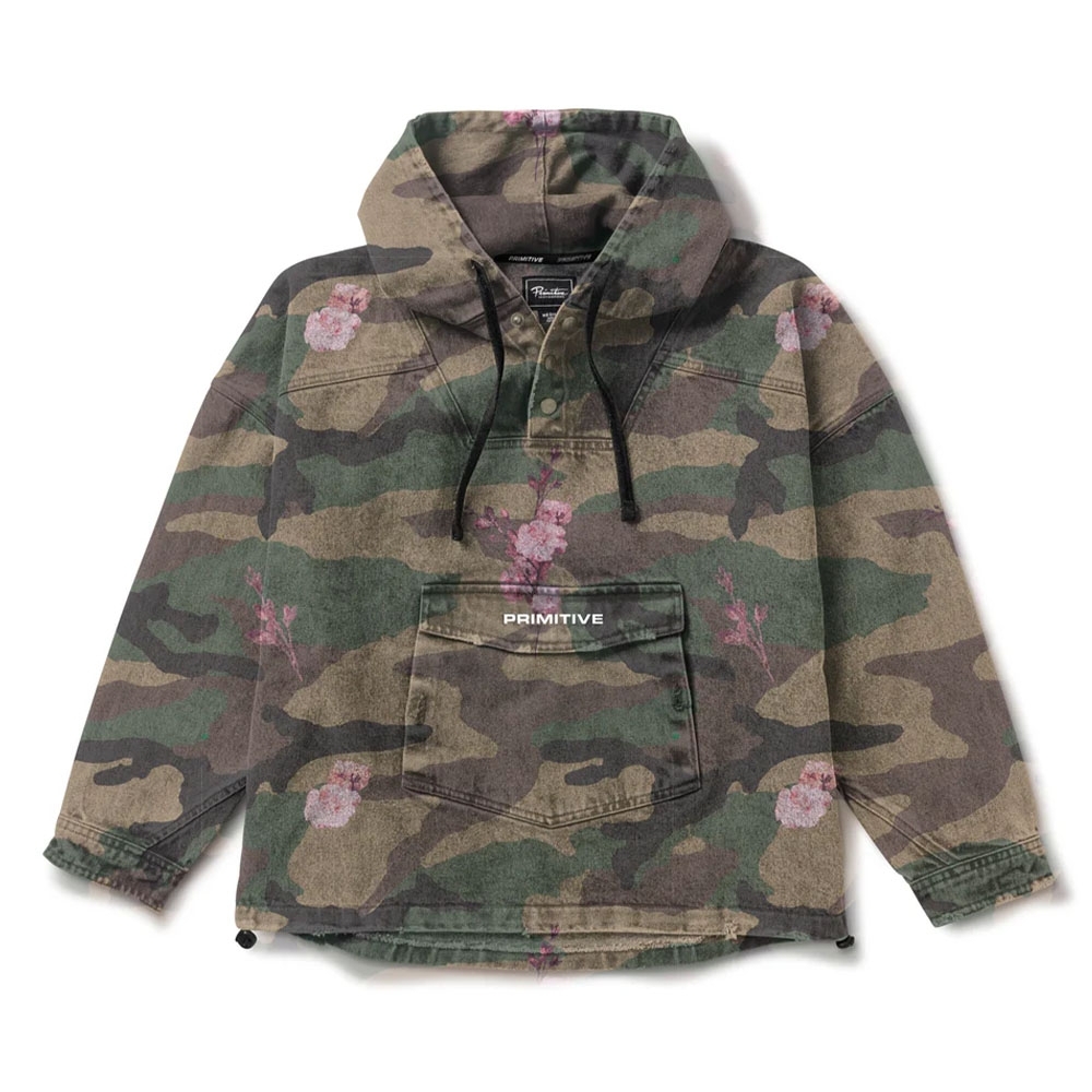 Moletom Jeans Primitive Osaka Anorak Estampado