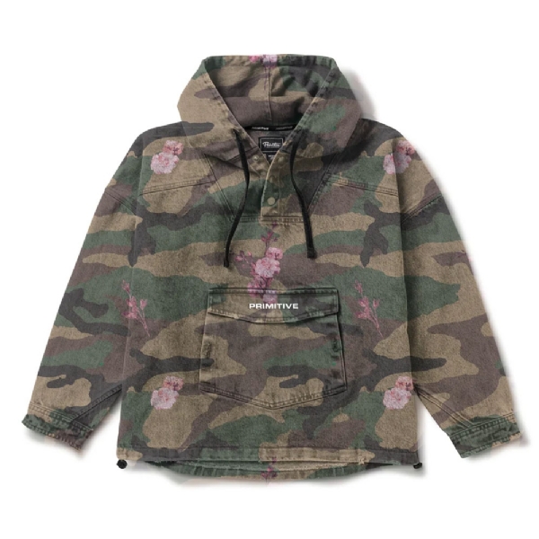 Moletom Jeans Primitive Osaka Anorak Estampado