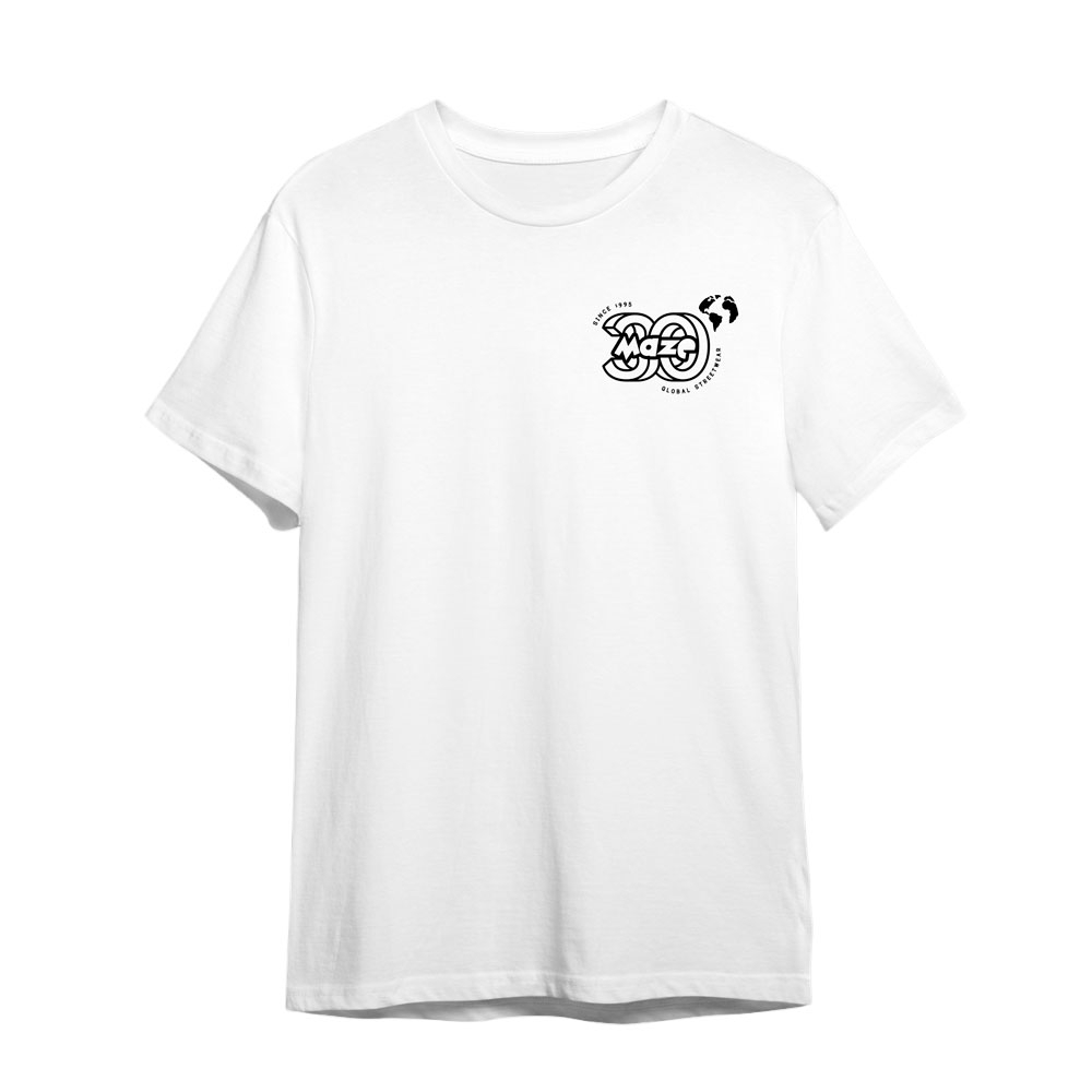 Camiseta Maze 30 Anos Branco