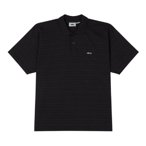 Camiseta Obey Nash Bigwig Polo Preto