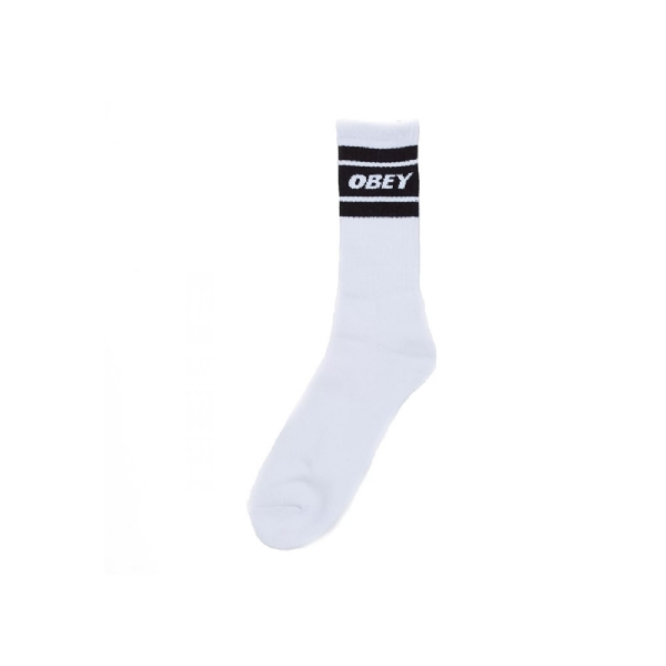 Meia Obey Cooper Ii Branco/preto