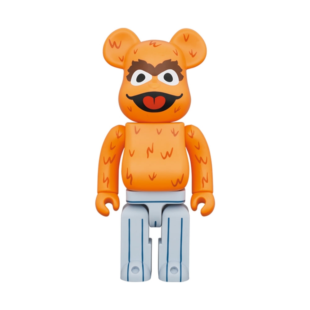 Bearbrick Oscar The Grouch (the Original Orange Fur Ver.) 100