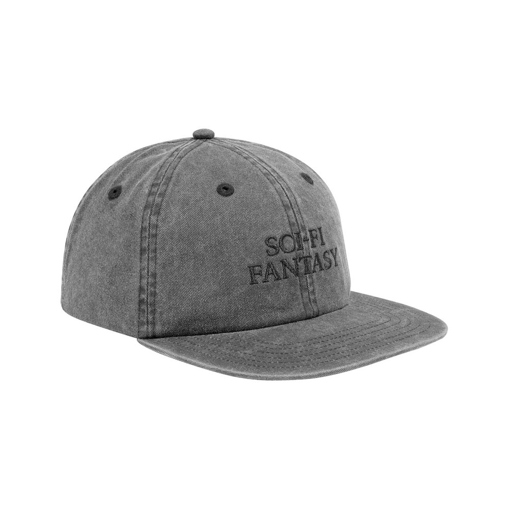 Boné Sci-fi Washed Logo Preto