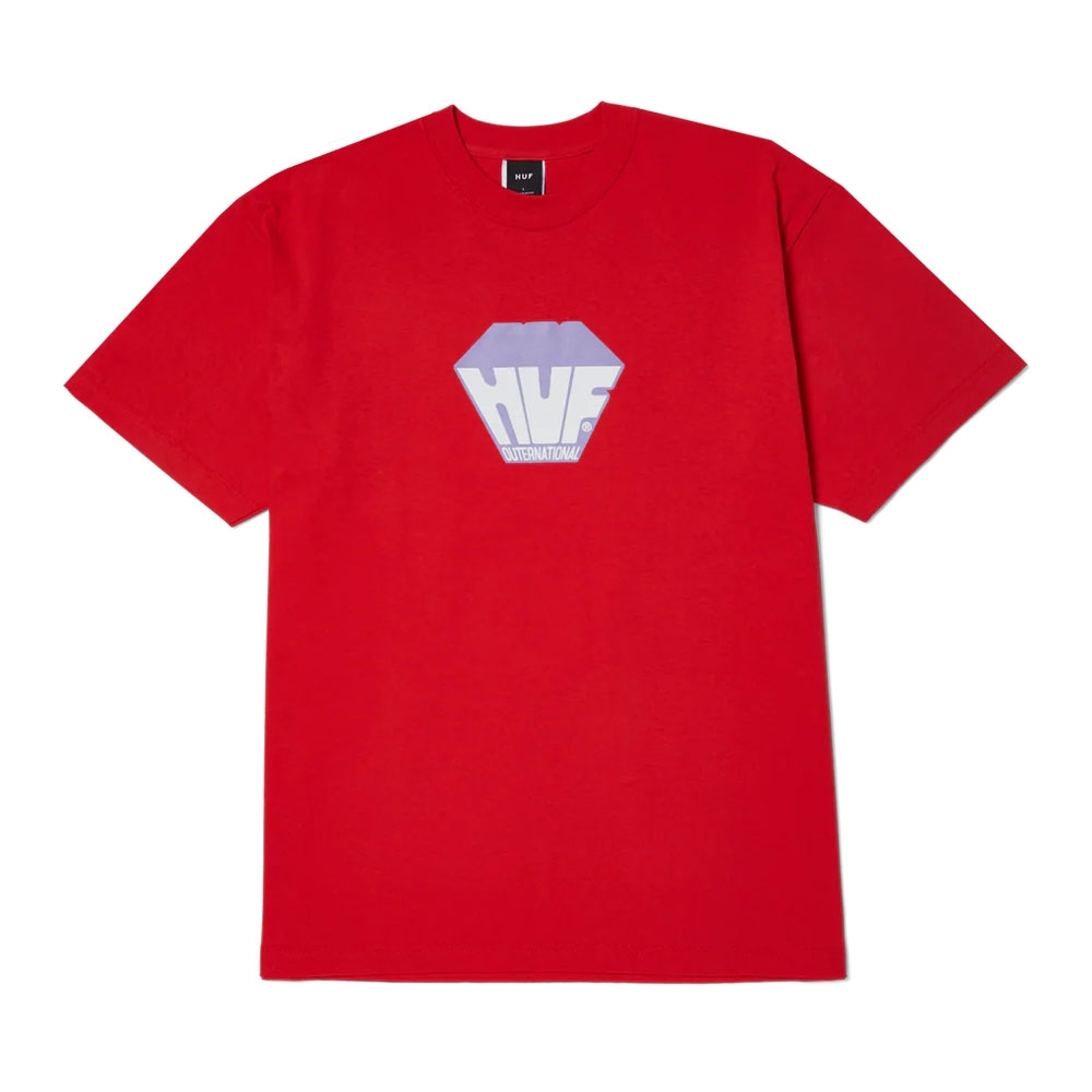Camiseta Huf Big Block Vermelho