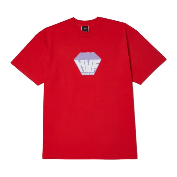 Camiseta Huf Big Block Vermelho