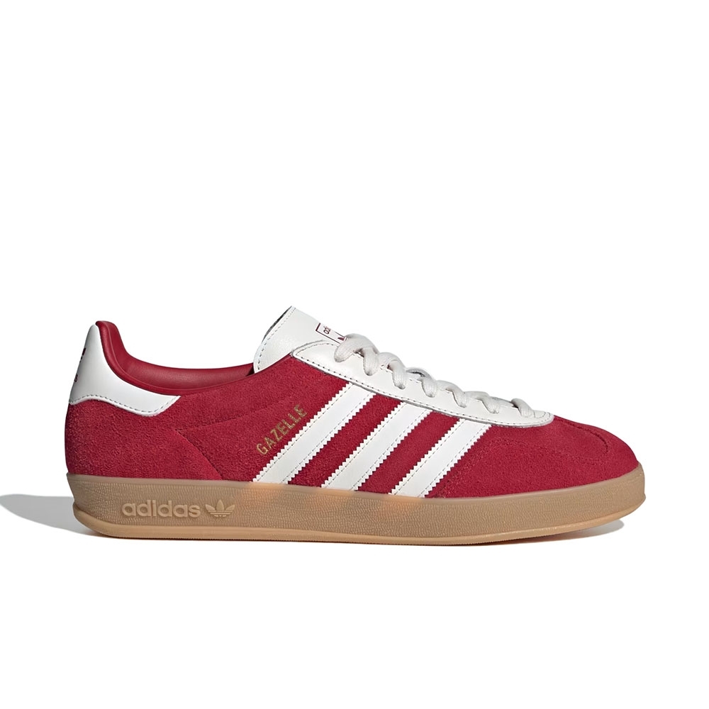 adidas Gazelle iodoor25.5 美品 Tênis Adidas Gazelle Indoor Vermelho/branco