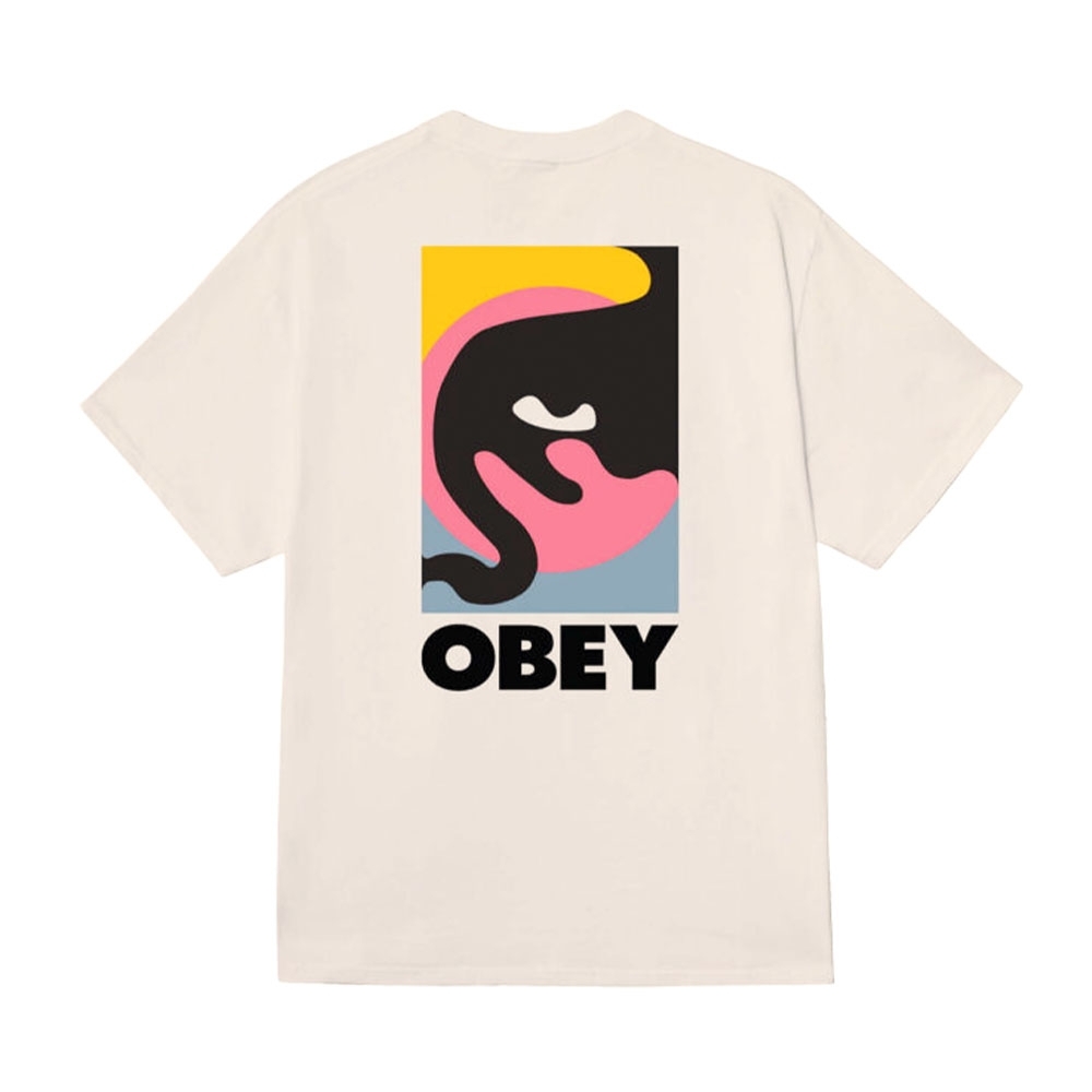 Camiseta Obey Quarter Icon Bege