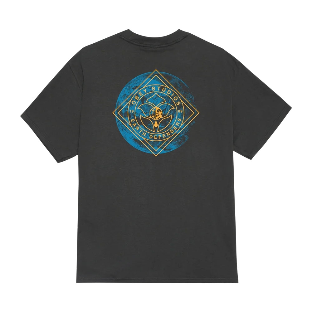 Camiseta Obey Earth Defenders Preto