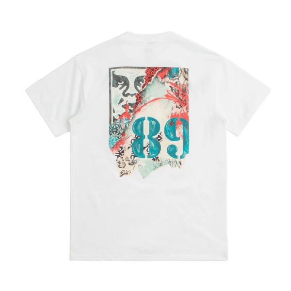 Camiseta Obey Lisbon Icon Branco