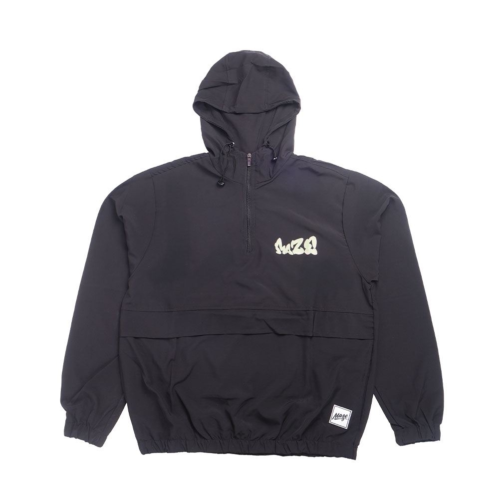 Jaqueta Maze Nylon "green Maze" Preto