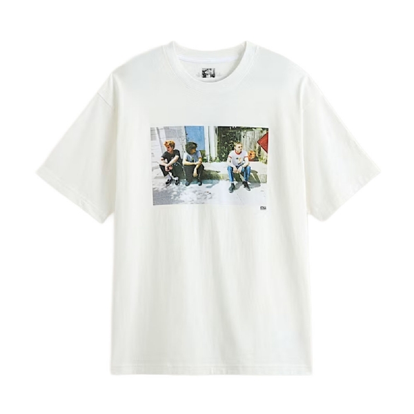 Camiseta Vans Atiba Haze Curb Branco