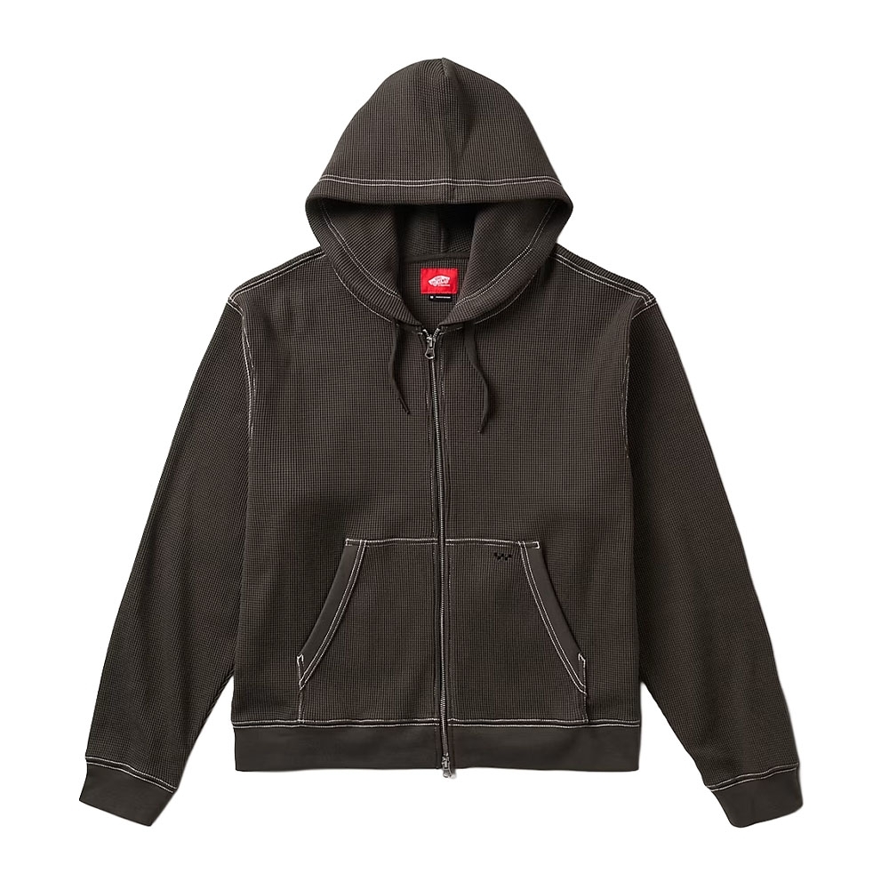 Moletom Vans Skate Zip Thermal "faded Black" Preto