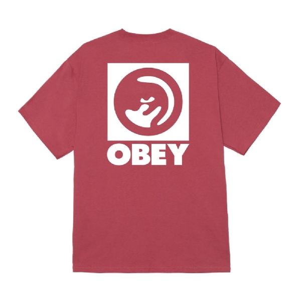 Camiseta Obey Bold Eye Vermelho