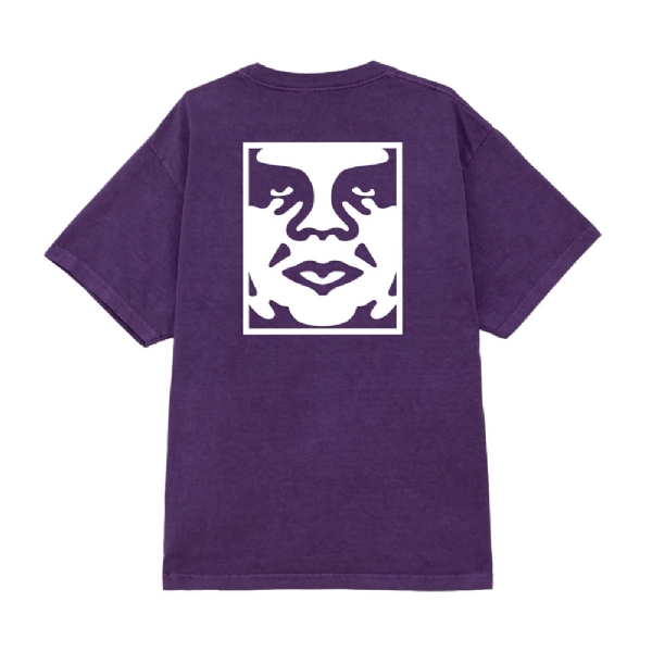 Camiseta Obey Bold Icon Face Roxo