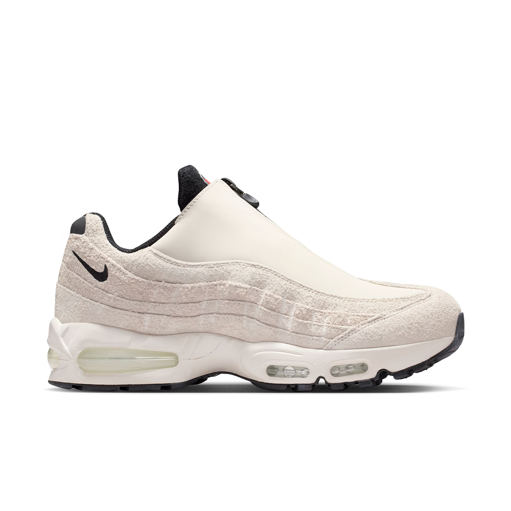 Tênis Nike Air Max 95 Big Bubble Zip Bege