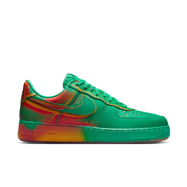 Tênis Nike Air Force 1 07 Verde/laranja