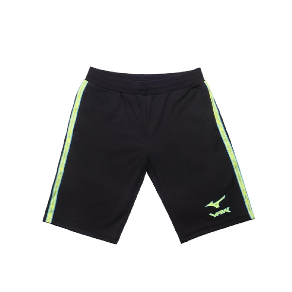 Shorts Casual Vrunk X Mizuno Preto/verde