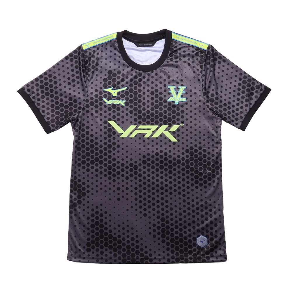 Camisa Mizuno X Vrunk Preto/verde