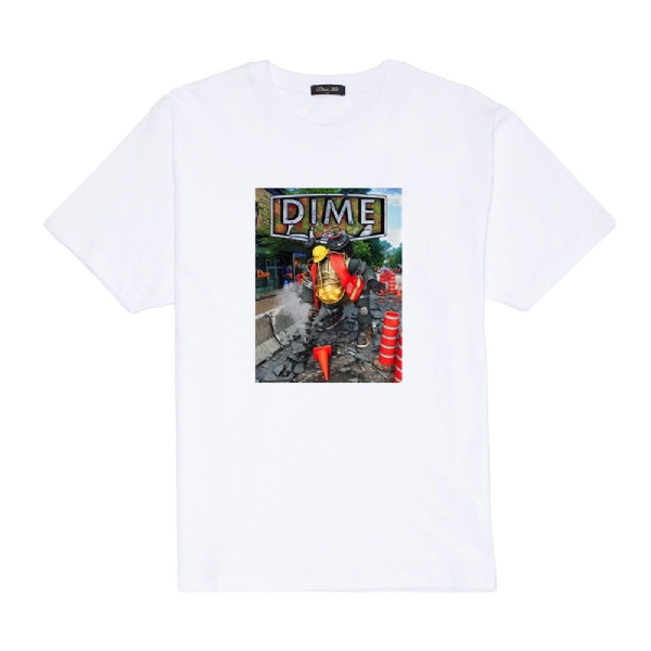 Camiseta Dime Pothole Branco