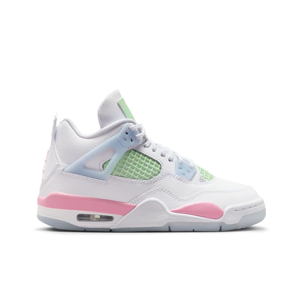 Tênis Nike Air Jordan 4 Gs Branco/rosa